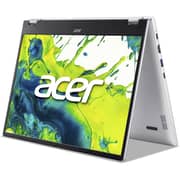 Acer Aspire Spin 14 2-in-1 Convertible (2025) Laptop - 1st Series / Intel Core Ultra 7-155U / 14inch WUXGA / 1TB SSD / 16GB RAM / Windows 11 Home / English & Arabic Keyboard / Light Silver / Middle East Version - [ASP14-51T-74V7]