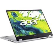 Acer Aspire Spin 14 2-in-1 Convertible (2025) Laptop - 1st Series / Intel Core Ultra 7-155U / 14inch WUXGA / 1TB SSD / 16GB RAM / Windows 11 Home / English & Arabic Keyboard / Light Silver / Middle East Version - [ASP14-51T-74V7]
