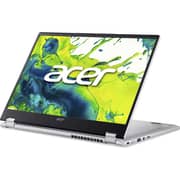 Acer Aspire Spin 14 2-in-1 Convertible (2025) Laptop - 1st Series / Intel Core Ultra 7-155U / 14inch WUXGA / 1TB SSD / 16GB RAM / Windows 11 Home / English & Arabic Keyboard / Light Silver / Middle East Version - [ASP14-51T-74V7]