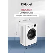Nobel Front Load Washer 6 kg - NWM775
