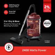 Sanford Drum Vacuum Cleaner Black/Yellow - SF898VC BS