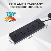 Winning Star Extension Socket 2500W - ST-1203U-5