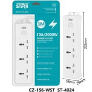 Winning Star Extension Socket 2000W - ST-4024