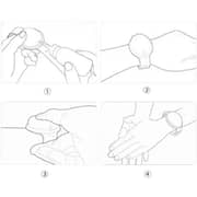 Onetech Wristband Dispenser with Application Bottle Pink