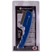 Onetech 3 Row Teeth Anti-Lice Hair Comb Blue