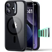 ESR Classic Magnetic Case And Screen Protector Clear/Black iPhone 17 - 1A889