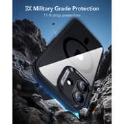 ESR Classic Magnetic Case And Screen Protector Clear/Black iPhone 17 - 1A889