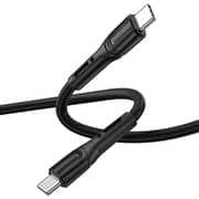 Wiwu Armor Series C to C Cable 1m Black - WIC005CCBLK