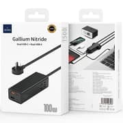 Wiwu GaN Power Charger Type-C & USB Black - WIS005UKBLK