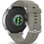 Garmin Venu 4 Smartwatch Silver With Grey Silicone Band