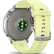 Garmin Venu 4 Smartwatch Silver With Citron Silicone Band