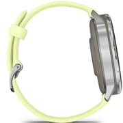 Garmin Venu 4 Smartwatch Silver With Citron Silicone Band