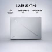 Asus ROG Zephyrus G14 (2025) Laptop - AMD Ryzen AI 9-HX 370 / 14inch 3K / 1TB SSD / 32GB RAM / 12GB NVIDIA GeForce RTX 5070 Ti Laptop GPU / Windows 11 Home / English & Arabic Keyboard / Platinum White / Middle East Version - [GA403WR-AI-OLED9321W]