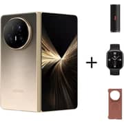 Honor Magic V5 5G 512GB 16GB RAM Dawn Gold Dual Sim Smartphone + Choice Speaker + Watch 4 + V5 Case
