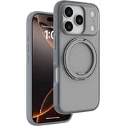 Infinyty Rotatable Ring Stand Case Grey iPhone 17 Pro Max - PRGYX17L