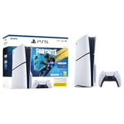Sony PlayStation 5 Console (CD Version) - Middle East Version + Fortnite Flowering Chaos Bundle
