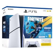 Sony PlayStation 5 Console (CD Version) - Middle East Version + Fortnite Flowering Chaos Bundle