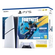 Sony PlayStation 5 Console (CD Version) - Middle East Version + Fortnite Flowering Chaos Bundle