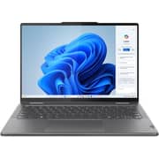 Lenovo Yoga 7 14IML9 2-in-1 Convertible (2025) Laptop - 1st Series / Intel Core Ultra 7-155U / 14inch WUXGA / 512GB SSD / 16GB RAM / Shared Intel Graphics / Windows 11 Home / English & Arabic Keyboard / Storm Grey / Middle East Version - [83DJ00HQAX]