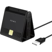 Pawa Smart Card Reader Black - PW-ATCDR143-BK