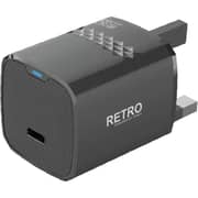 Pawa Retro Charger Black - PW-TCRT35UK-BK