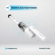 Powerology Car Vacuum Cleaner White - PW4N1FCVWH