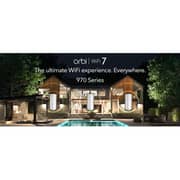 Netgear Orbi 970 Series Quad Band WiFi 7 Mesh Router with 2 Satellite - RBE973S-100EUS