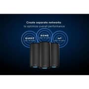 Netgear Orbi 970 Series Quad Band WiFi 7 Mesh Router with 2 Satellite - RBE973SB-100EUS