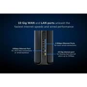 Netgear Orbi 970 Series Quad Band WiFi 7 Mesh Router with 2 Satellite - RBE973SB-100EUS