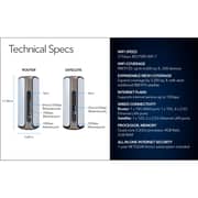 Netgear Orbi 970 Series Quad Band WiFi 7 Mesh Router with 1 Satellite - RBE972S-100EUS