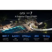 Netgear Orbi 970 Series Quad Band WiFi 7 Mesh Router with 1 Satellite - RBE972S-100EUS