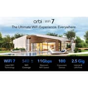 Netgear Orbi 770 Series Tri Band WiFi 7 Mesh Router with 2 Satellite - RBE773-100EUS