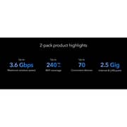 Netgear Orbi 370 Series Dual-Band WiFi 7 Mesh Router with Satellite - RBE372-100EUS