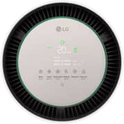 LG PuriCare 360 Air Purifier, Nature Beige, 360˚ Purification with Pet Care and Smart Sensor - AS10GDBY0