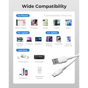 Voltme Powerlink EDC Series USB-A To C Cable 3m White - C2289