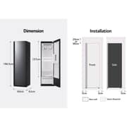 LG Styler with Dual TrueSteam for Clothes - LSC5GMR80H