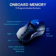 ماوس رابو للألعاب سلكية ولاسلكية لون أسود VT950PRO