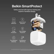Belkin BoostCharge 45W PD Wall Charger White with C to C Cable 1m - WCA013KQ1MWH-B6