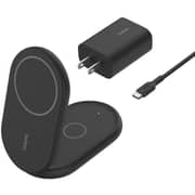 Belkin BoostCharge 2-in-1 Wireless Charging Stand Black - WIZ028VFBK