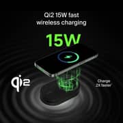 Belkin BoostCharge 2-in-1 Wireless Charging Stand Black - WIZ028VFBK