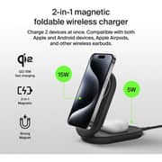 Belkin BoostCharge 2-in-1 Wireless Charging Stand Black - WIZ028VFBK