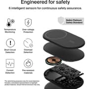 Belkin BoostCharge 2-in-1 Wireless Charging Stand Black - WIZ028VFBK