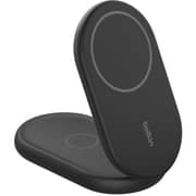 Belkin BoostCharge 2-in-1 Wireless Charging Stand Black - WIZ028VFBK