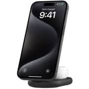 Belkin BoostCharge 2-in-1 Wireless Charging Stand Black - WIZ028VFBK