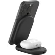Belkin BoostCharge 2-in-1 Wireless Charging Stand Black - WIZ028VFBK