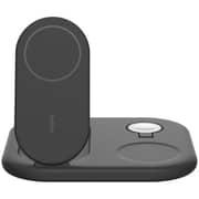 Belkin BoostCharge 3-in-1 Wireless Charging Stand Black - WIZ029VFBK