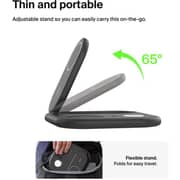 Belkin BoostCharge 3-in-1 Wireless Charging Stand Black - WIZ029VFBK