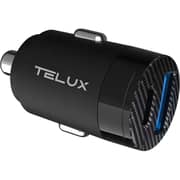 Telux Mini Car Charger Black - TX.POWERGO-CCPG35.BK