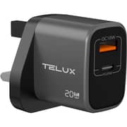 Telux Voltflow Wall Charger Grey - WCVF20.GY PD20