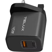 Telux Voltflow Wall Charger Grey - WCVF45.GY